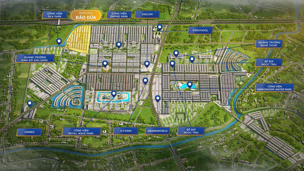 VỊ TRÍ Đảo Dừa OCeanPark 2